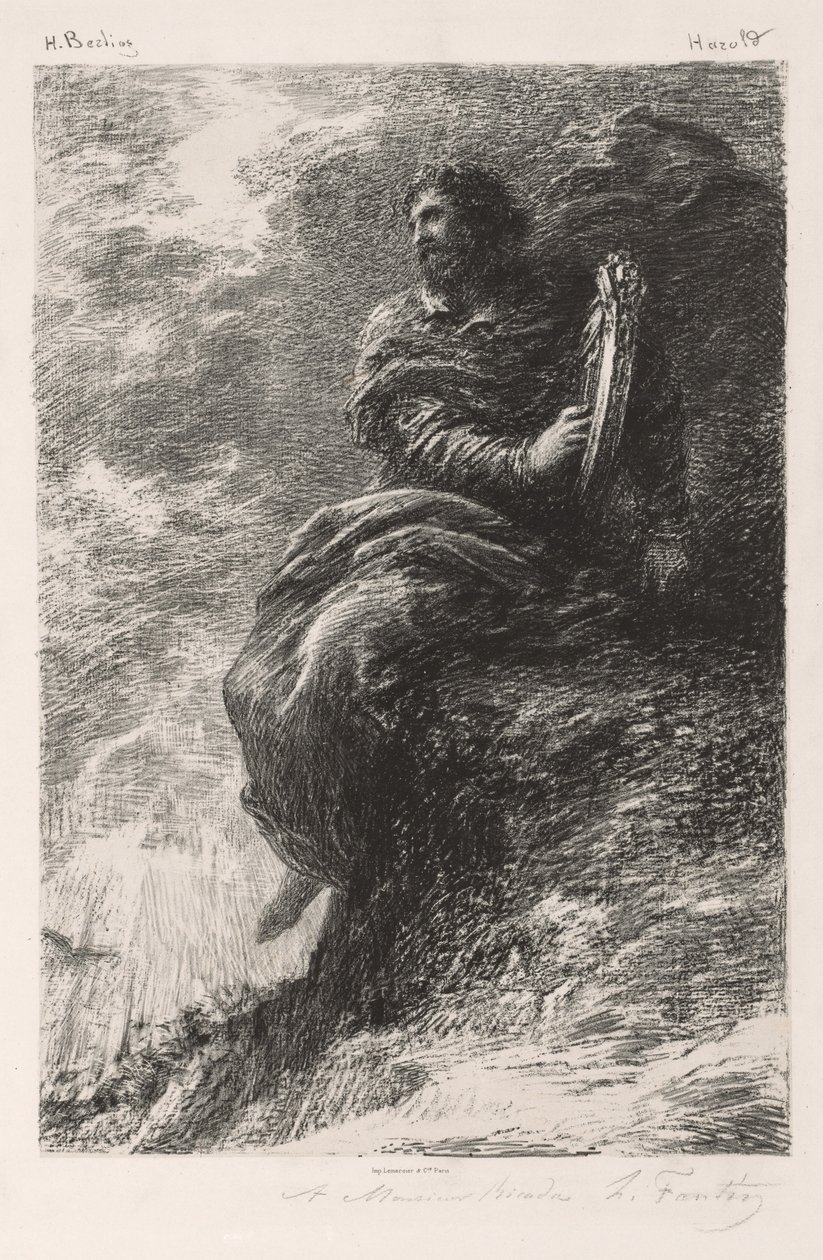 Harolde dans les Montagnes - Ignace Henri Jean Fantin Latour