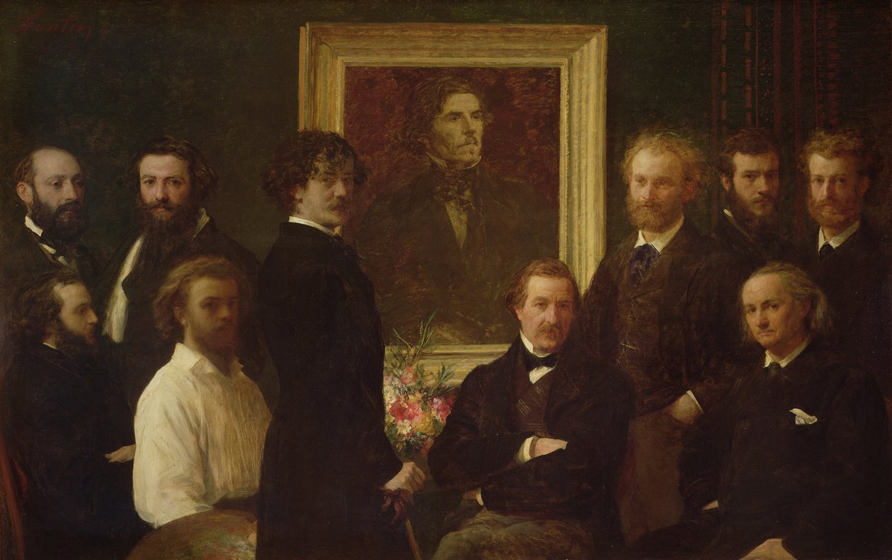 Hommage à Delacroix - Ignace Henri Jean Fantin Latour