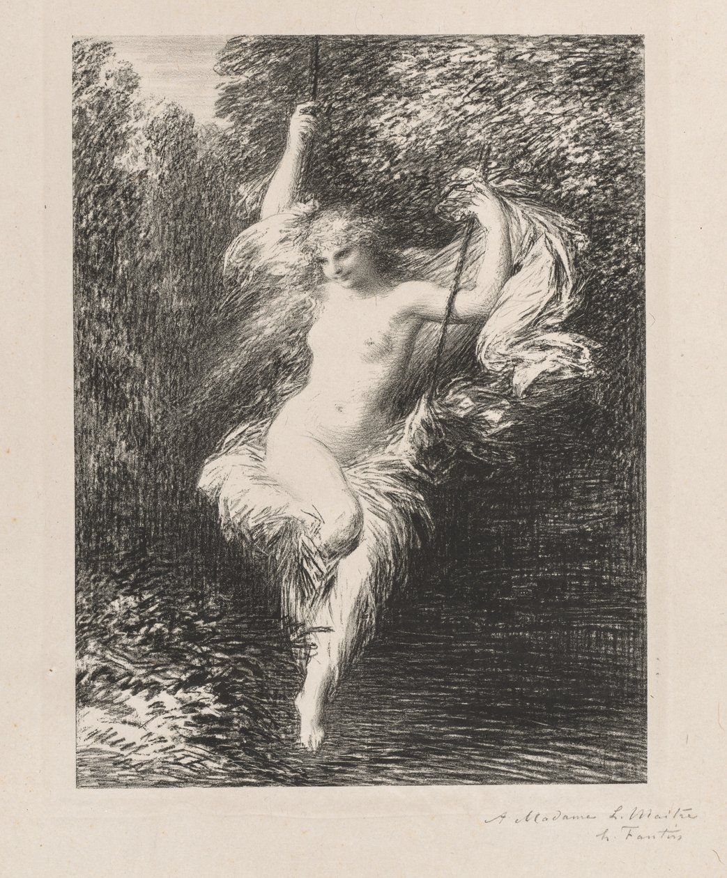 Sarah la Baigneuse, 1892 - Ignace Henri Jean Fantin Latour