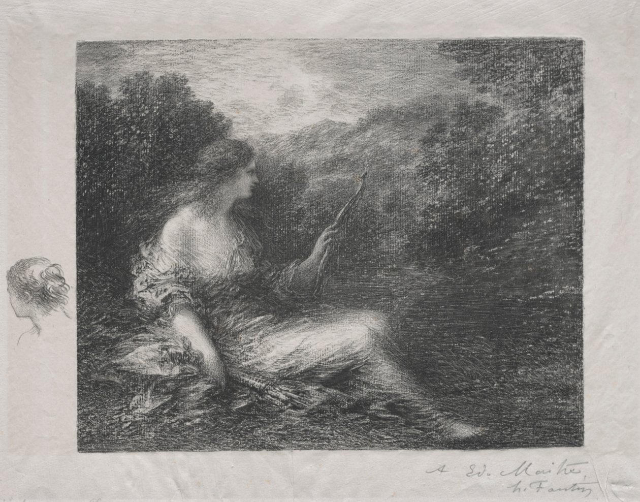 La Chasseresse, 1892 - Ignace Henri Jean Fantin Latour