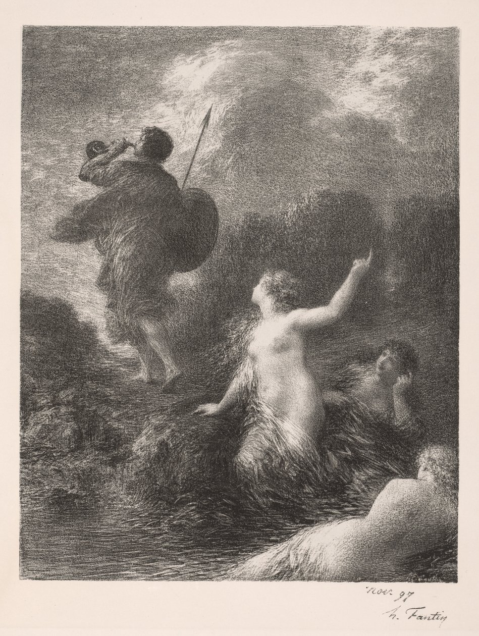 Crépuscule des dieux : Siegfried et les filles du Rhin, 1897 - Ignace Henri Jean Fantin Latour