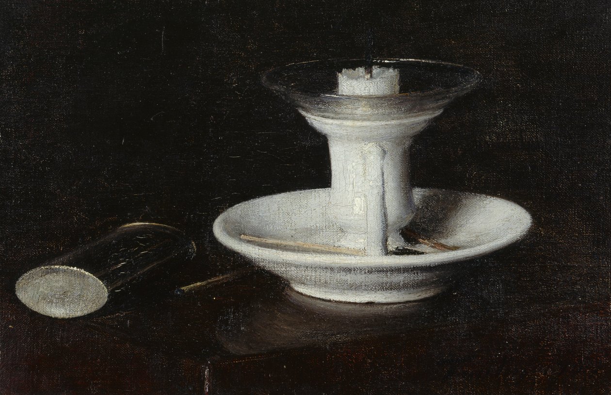 Bougeoir blanc, 1870 - Ignace Henri Jean Fantin Latour