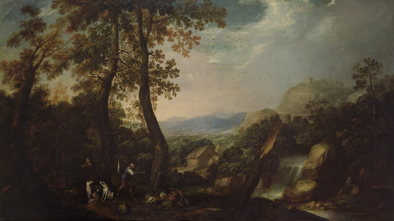Paysage avec Torrent, 1665 - Ignacio Iriarte