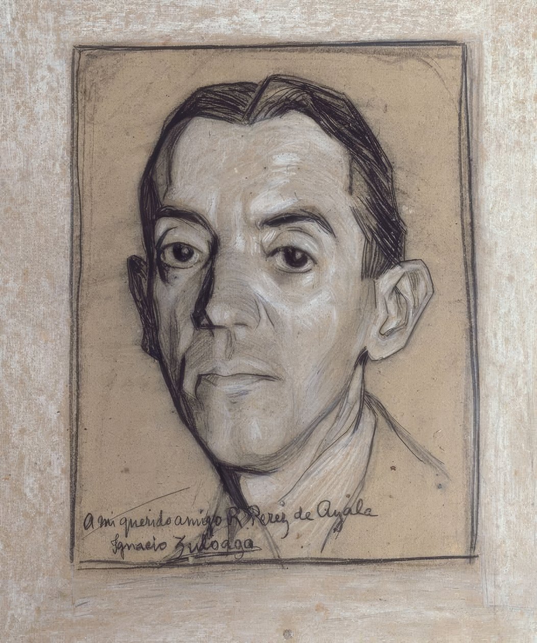 Portrait de Ramon Perez de Ayala (1888-1962) écrivain et journaliste espagnol - Ignacio Zuloaga