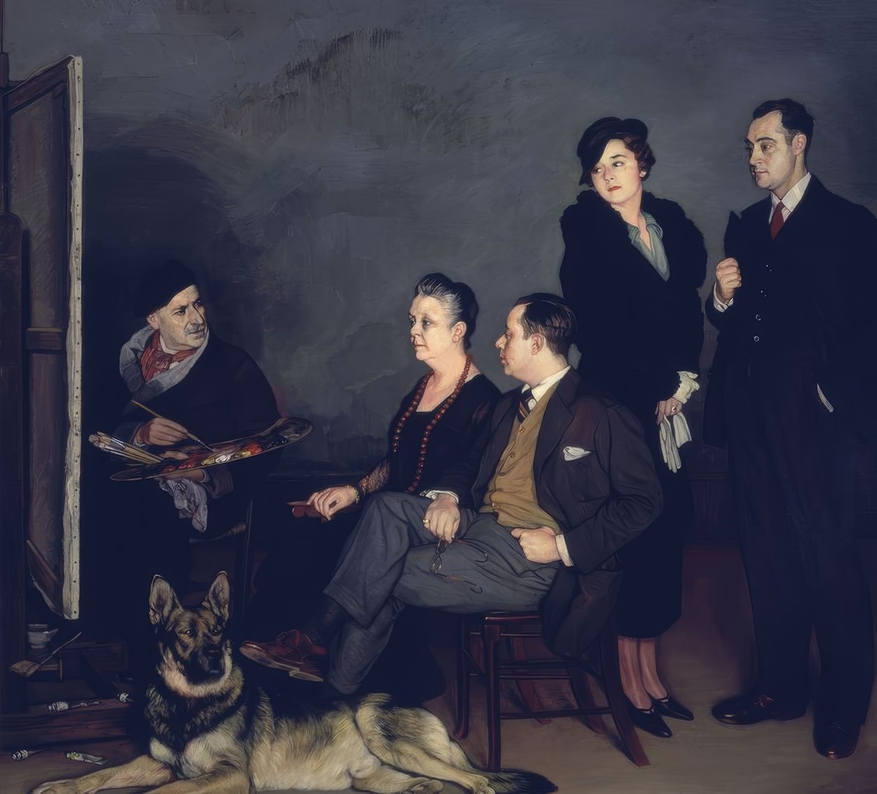 Le peintre et sa famille - Ignacio Zuloaga y Zabaleta