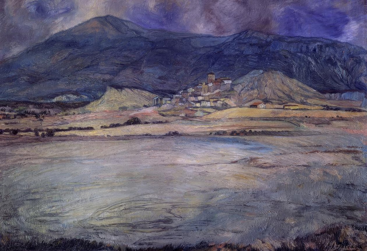Village de Saragosse - Ignacio Zuloaga y Zabaleta