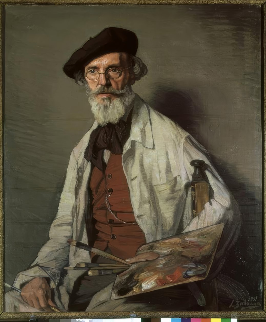 Pablo Uranga, Portrait / Peinture de Zuloaga - Ignacio Zuloaga y Zabaleta