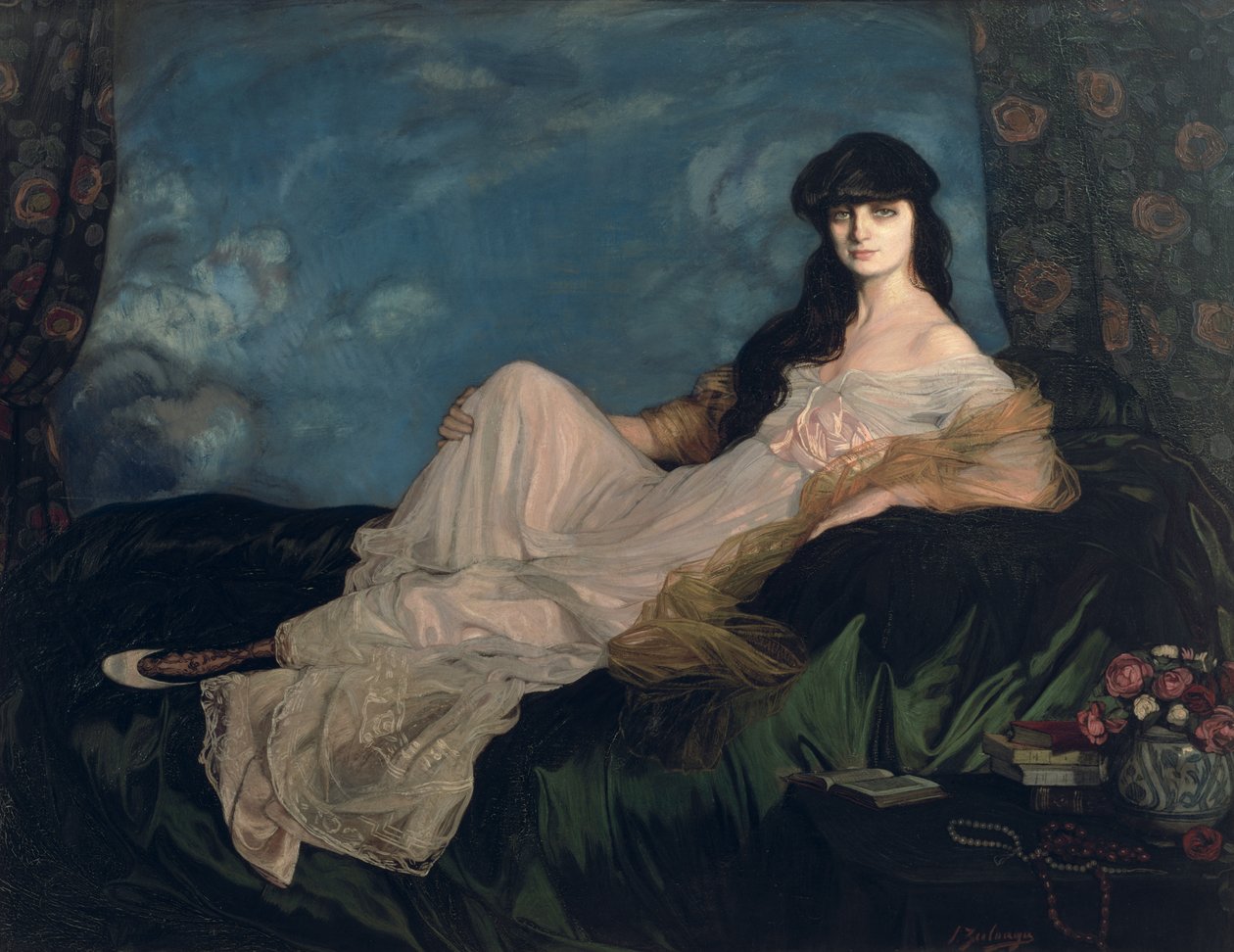 Portrait de la Comtesse de Noailles (1876-1933) - Ignacio Zuloaga y Zabaleta