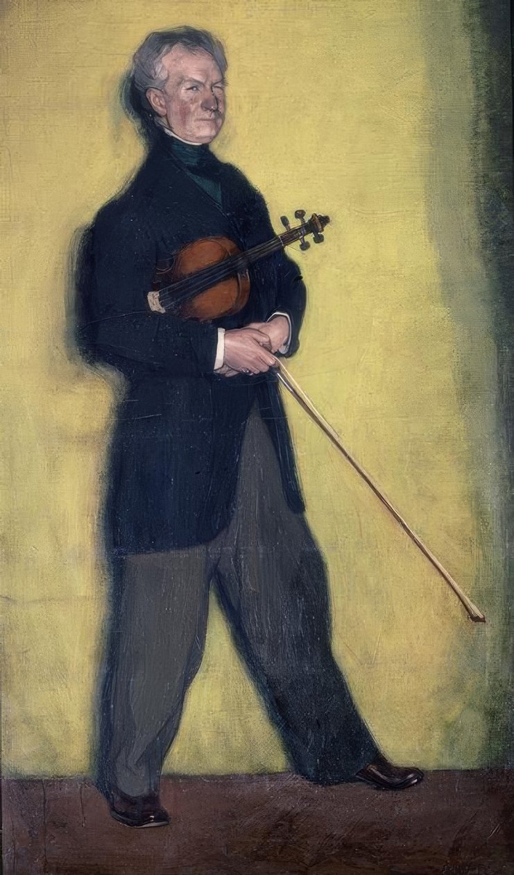 Portrait du violoniste Larrapide – 1910 – 185 × 111 cm - Ignacio Zuloaga y Zabaleta