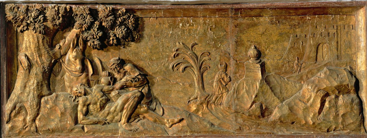 Le bon samaritain - Ignaz (1725-75) Gunther