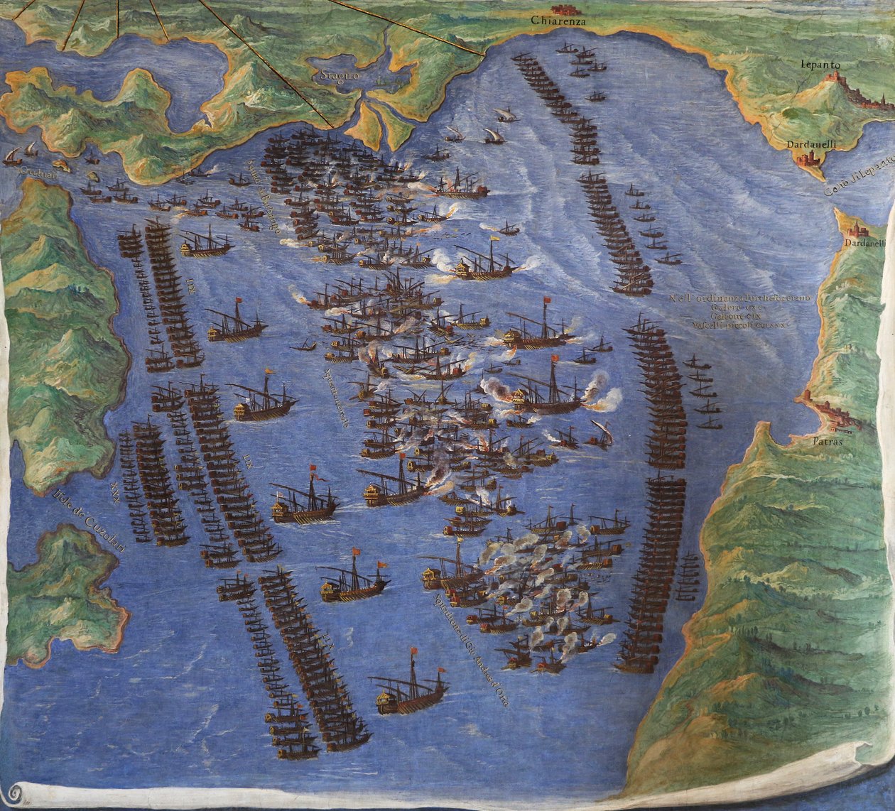 Bataille de Lépante, 1571 - Ignazio Danti