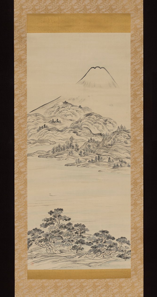 Mont Fuji, vue depuis la baie de Tago no Ura - Ike no Taiga
