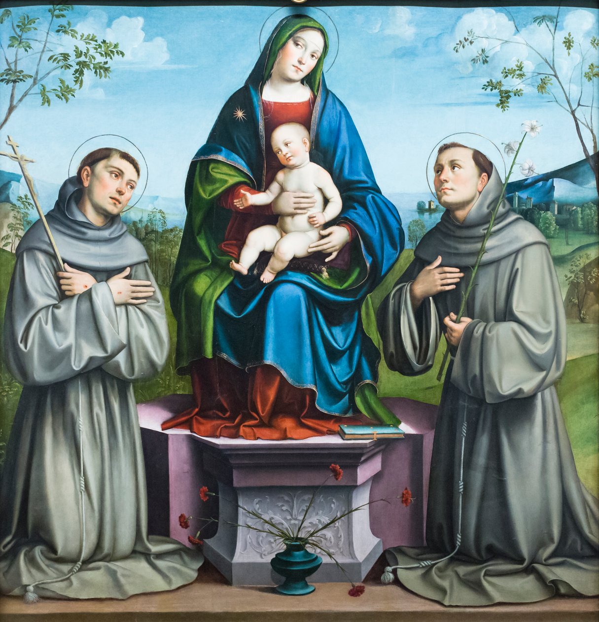 Madone et Enfant avec saint François d