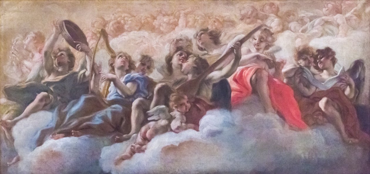 Concert des anges - Il (1639 1709) Baciccio