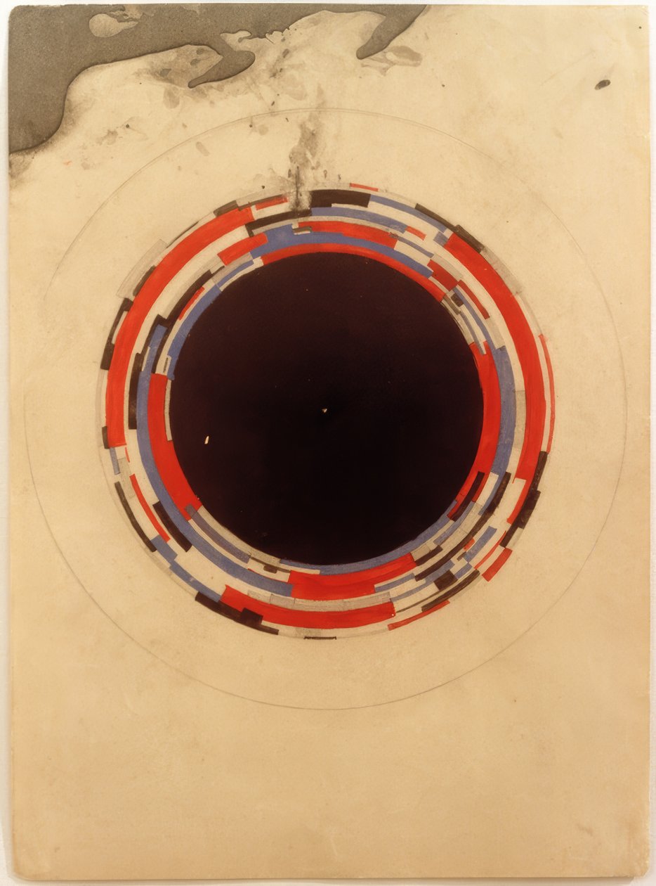 Projet de peinture suprématiste pour porcelaine - Ilja Grigorjewitsch  Tschaschnik