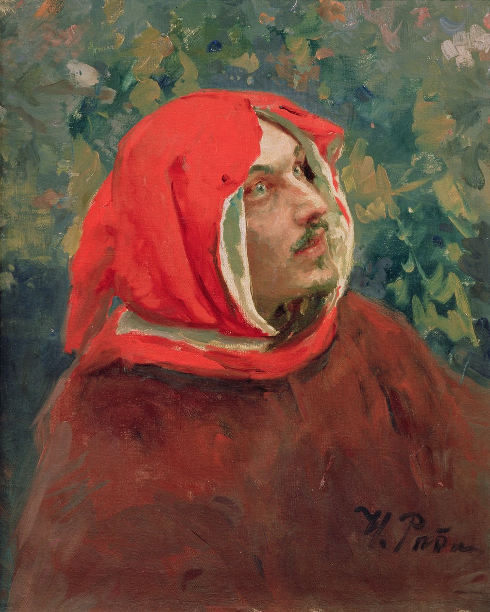 Portrait de Dante Alighieri (1265-1321) - Ilya Efimovich Repin