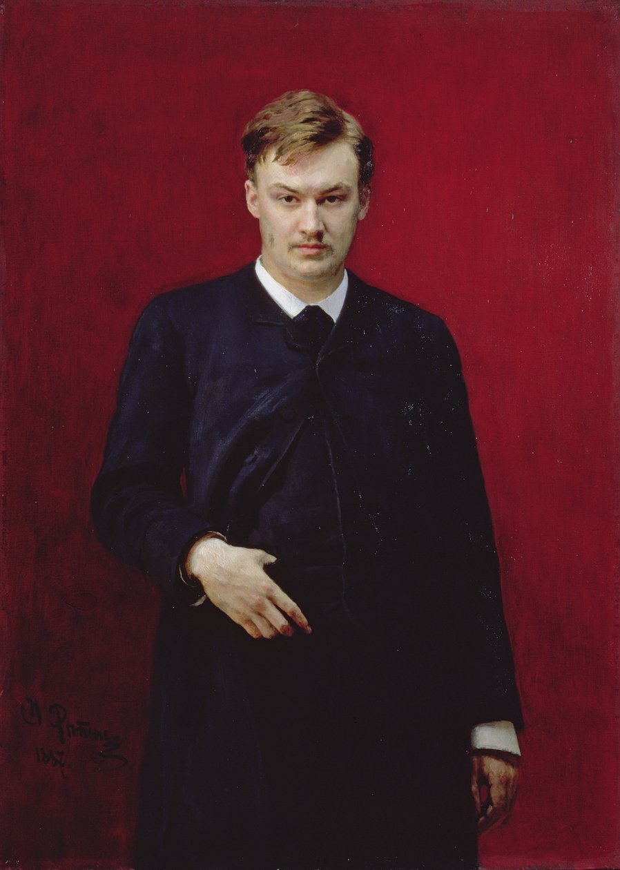 Portrait du compositeur Alexandre Konstantinovitch Glazounov (1865-1936) 1887 - Ilya Efimovich Repin