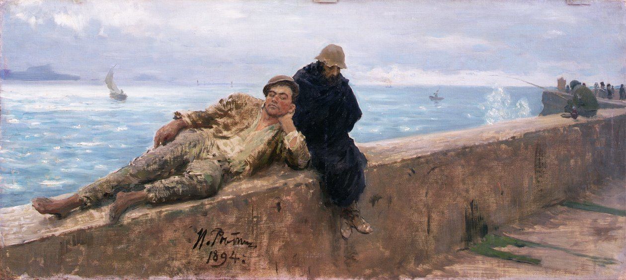 Étude de vagabonds, 1894 - Ilya Efimovich Repin