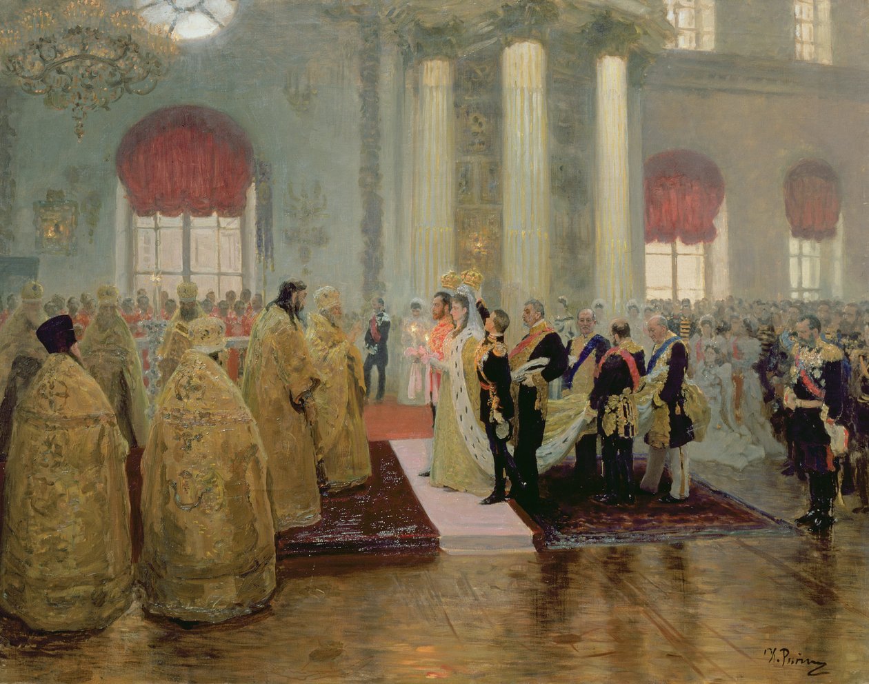 Le Mariage du Tsar Nicolas II et Alexandra Feodorovna - Ilya Efimovich Repin