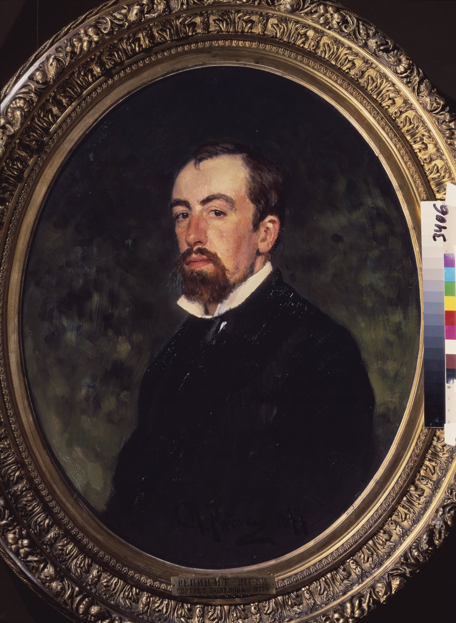 Portrait de Vassili Polenov - Ilya Efimovich Repin