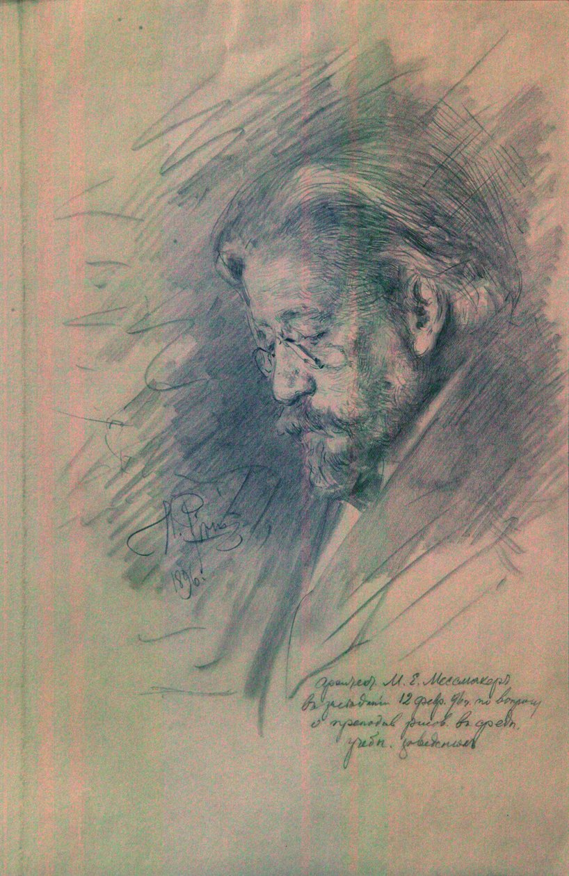 Portrait de Maximilian von Messmacher, 1896 - Ilya Efimovich Repin