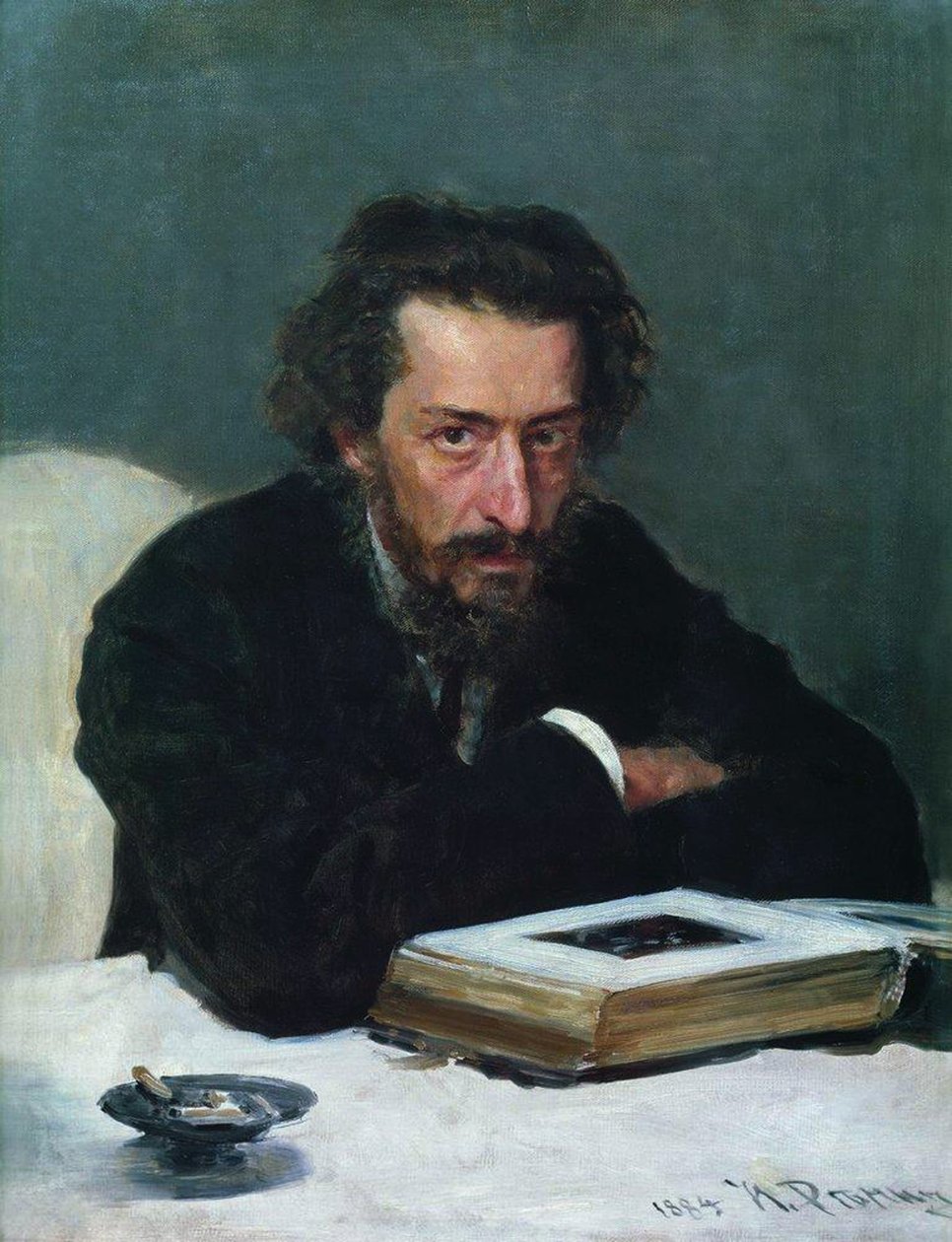 Portrait du compositeur Pavel Ivanovich Blaramberg, 1884 - Ilya Efimovich Repin