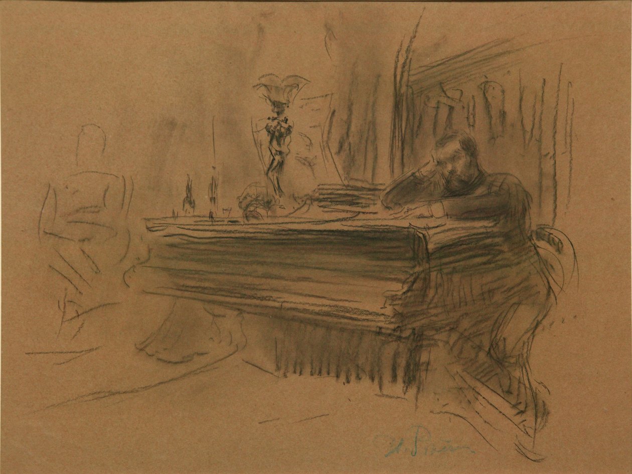 Portrait du compositeur Aleksey Fedorovich Kal, 1906 - Ilya Efimovich Repin