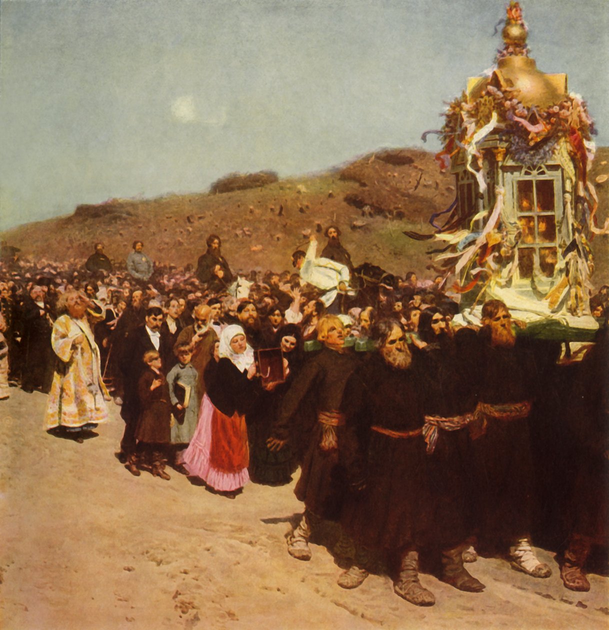 Procession dans la Gubernia de Koursk, 1880-1883, 1965 - Ilya Efimovich Repin