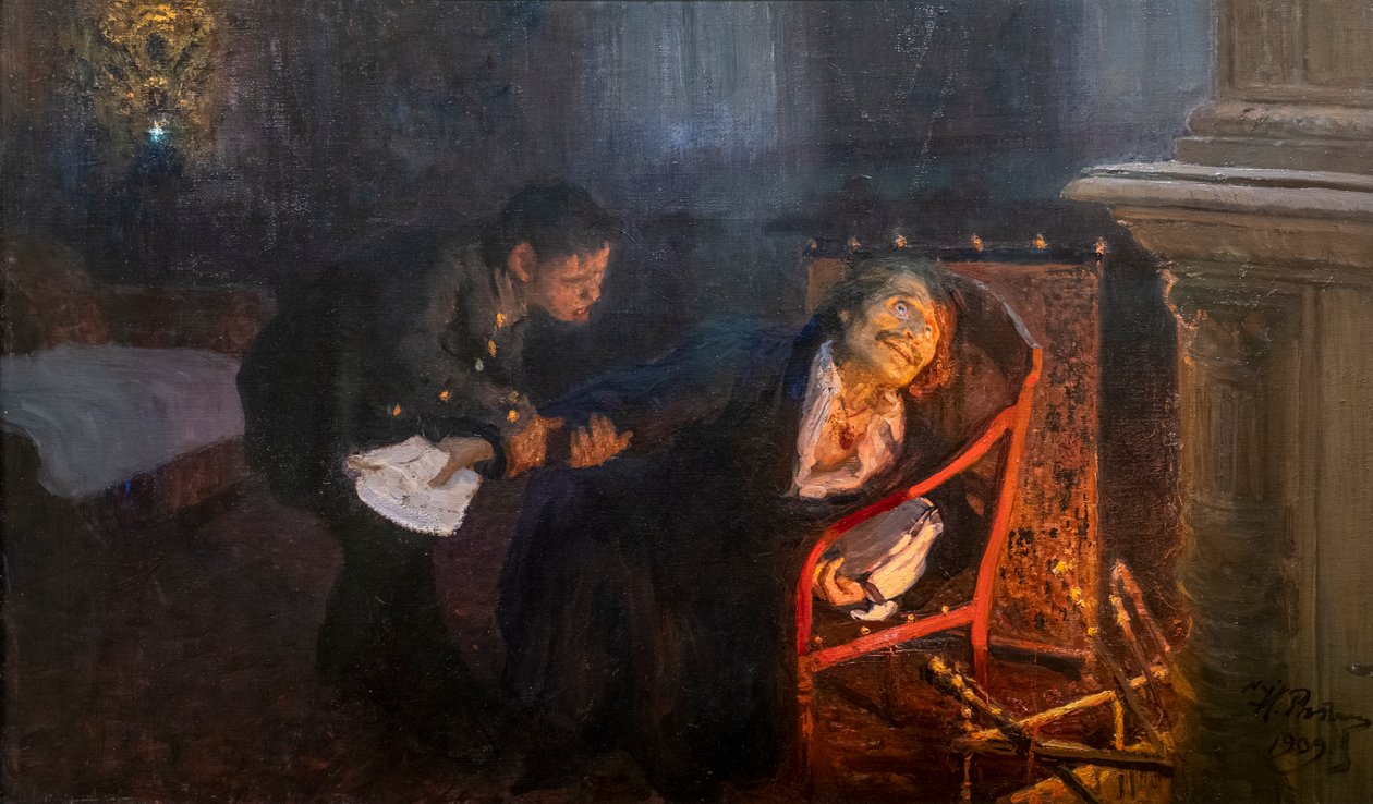 Auto-immolation. Gogol brûlant son manuscrit - Ilya Efimovich Repin