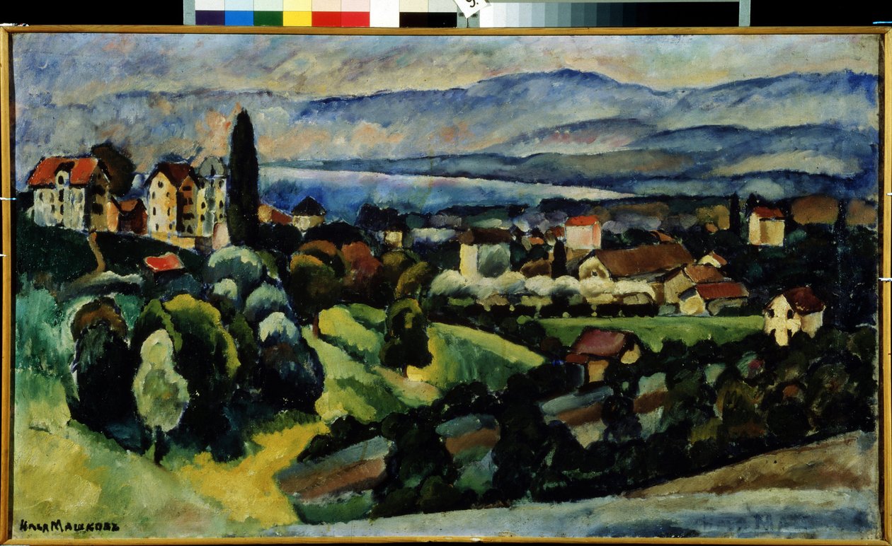 Vue de la ville de Nervi (Italie) - Ilya Ivanovich Mashkov