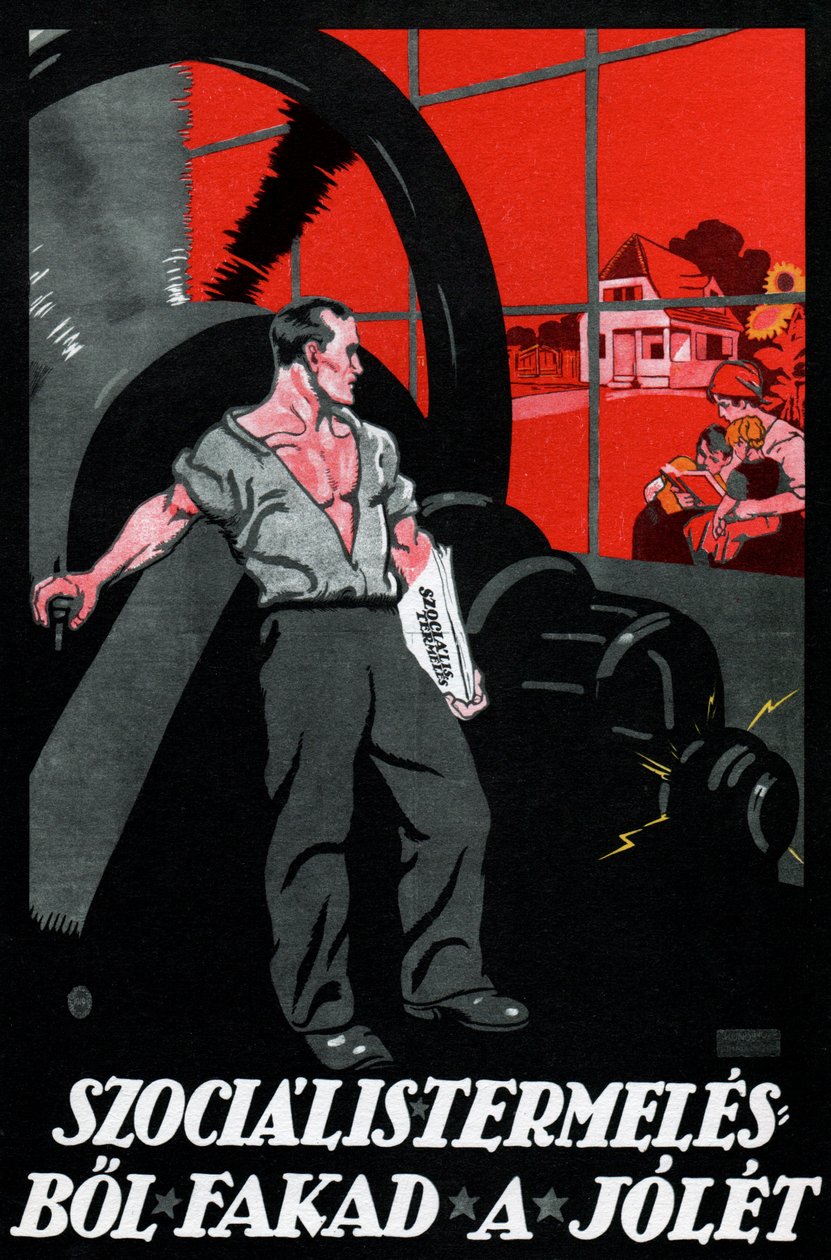 Le bien-être vient de la production socialiste - Imre (1881 1940) Foeldes