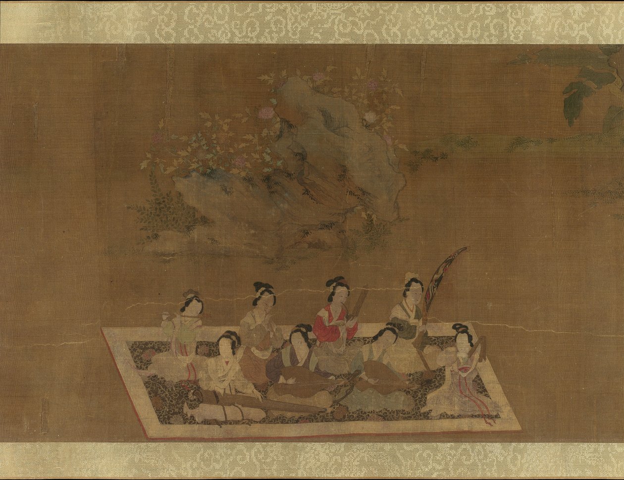 Dame Su Hui et son puzzle de vers, 16ème siècle - In the style of Qiu Ying