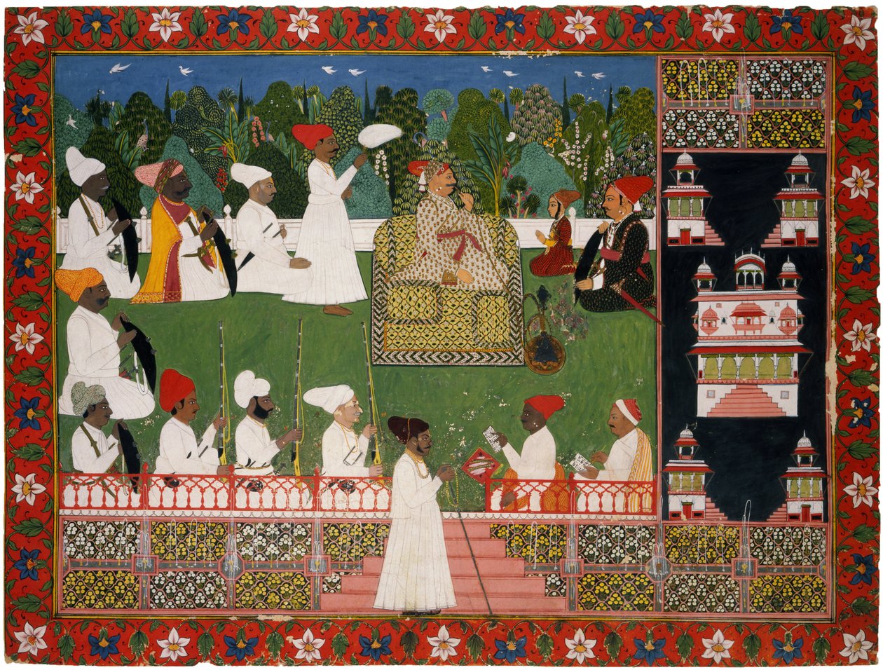 Ajit Singh 1678-1724, le Maharaja de Jodhpur, milieu du XVIIIe siècle - Indian Art