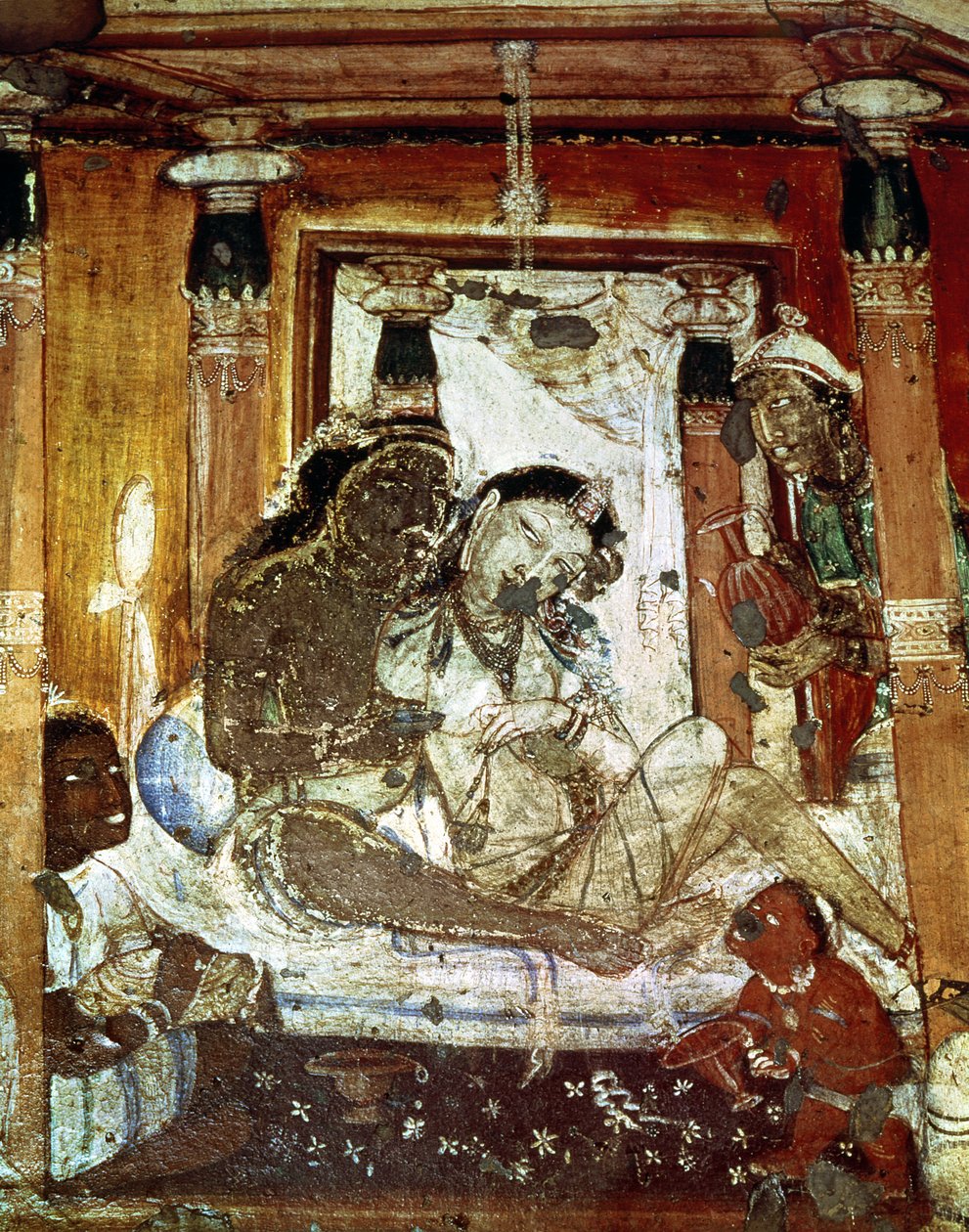 Un couple princier dans un palais, de l