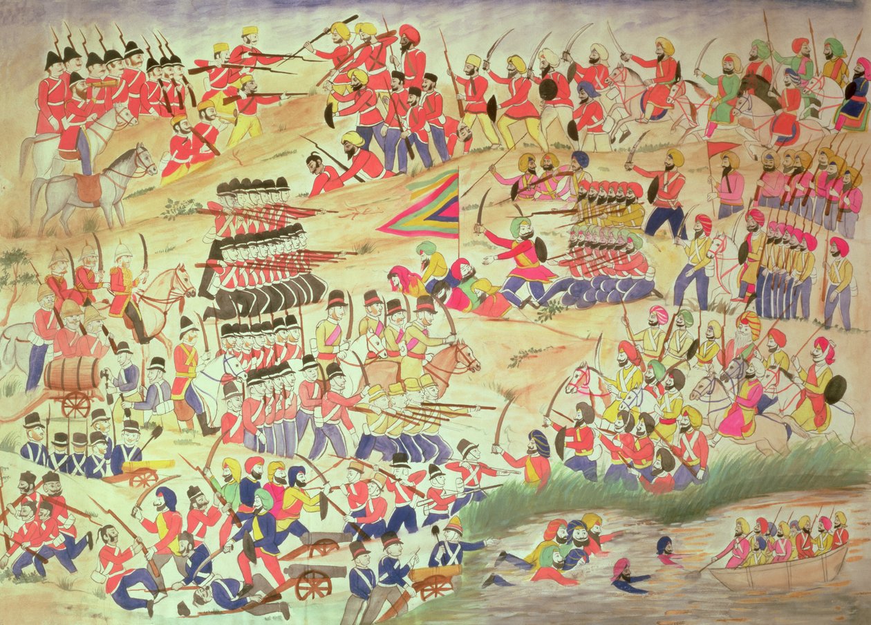 Un incident pendant les guerres sikhs - Indian School