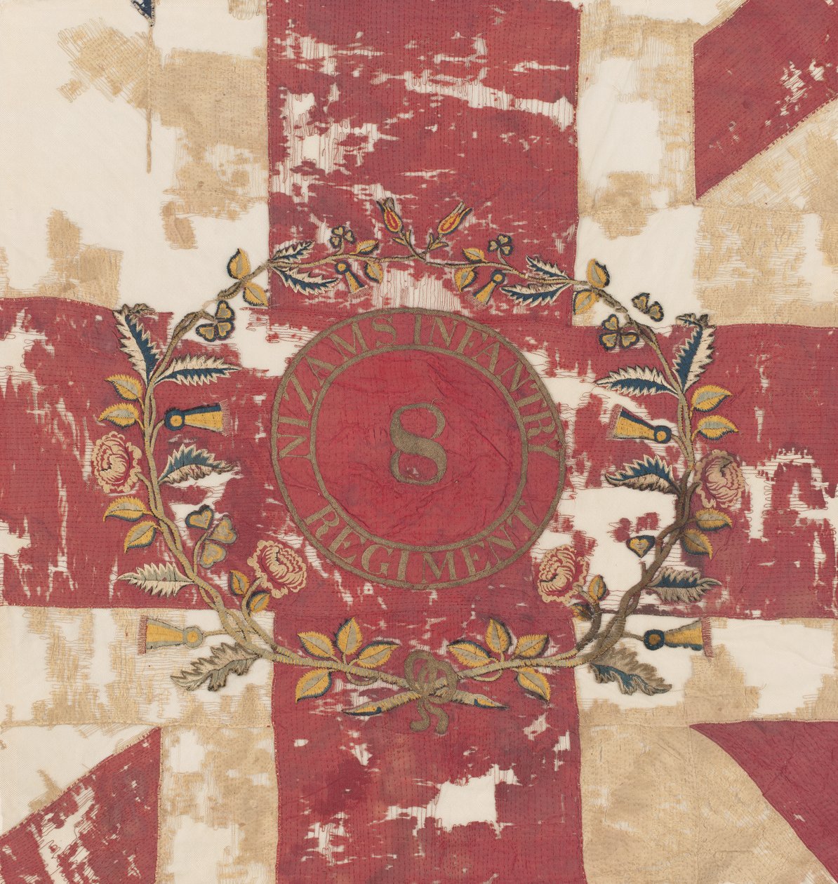 Centre de la première ou couleur royale, 8e régiment d