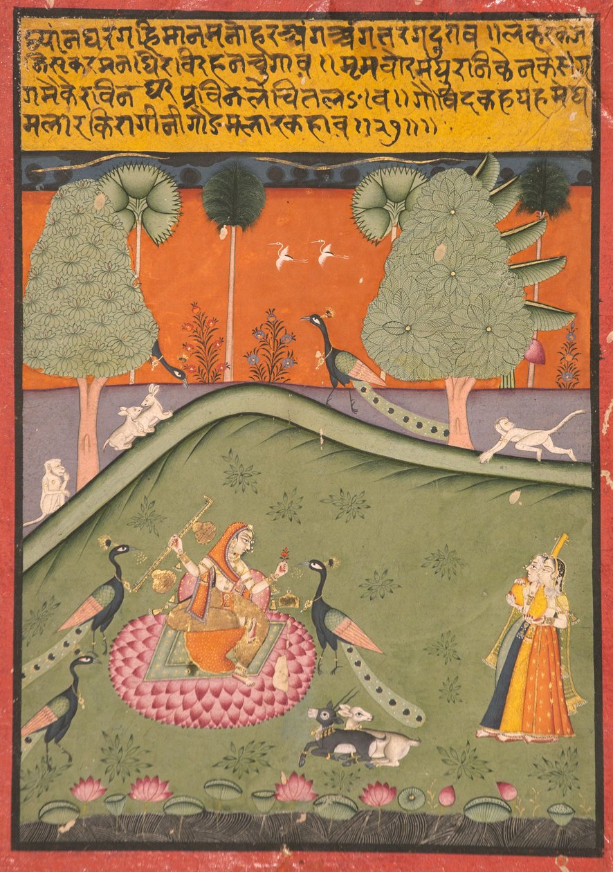 Gaurmalar Ragini de Megh - Indian School