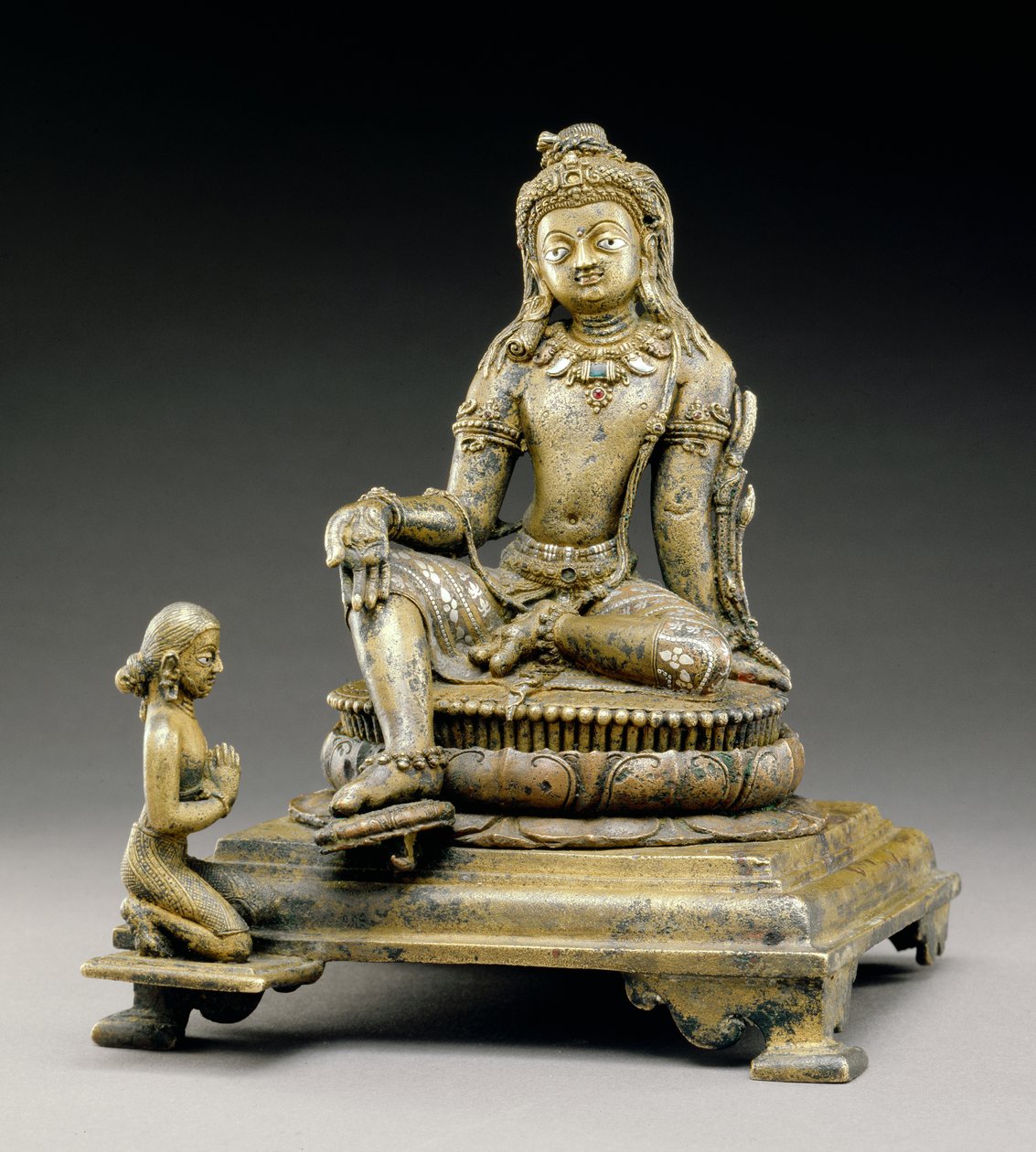 Manjusri, culture Sirpur, 800 après J.-C. - Indian School