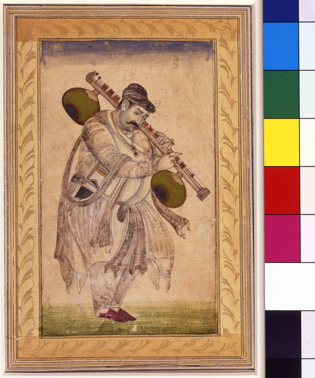 Naubat Khan, le joueur de vina - Indian School