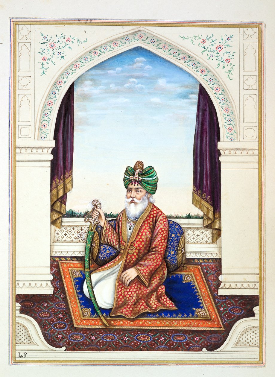 Nawab Mozaffir Khan (Multani), du Royaume du Pendjab, ses dirigeants et chefs, volume II - Indian School