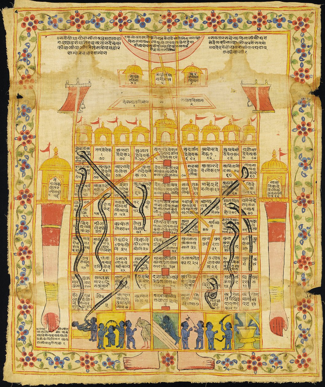 Peinture de Gyan Bazi, Rajasthan, fin du XVIIIe siècle - Indian School