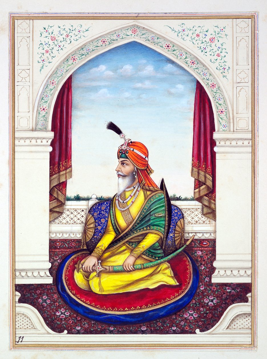 Rajah Chattar Singh, du Royaume du Pendjab, ses dirigeants et chefs, volume I - Indian School