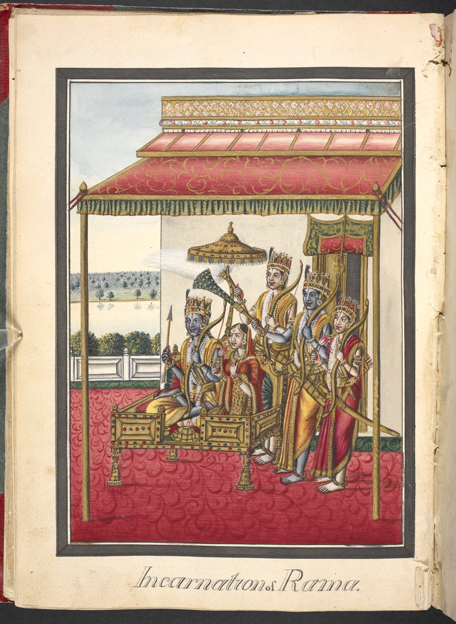 Rama, septième incarnation de Vishnu - Indian School