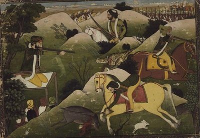 Prince sikh chassant, Pendjab - Indian School