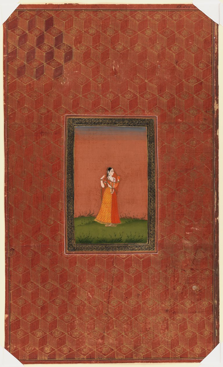 Femme debout, 1875-1900 - Indian School