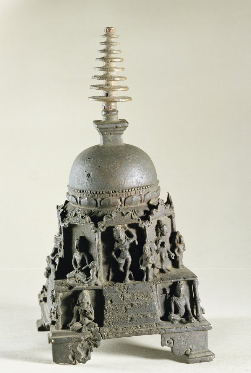 Stupa, Pala, Nalanda, Bihar - Indian School