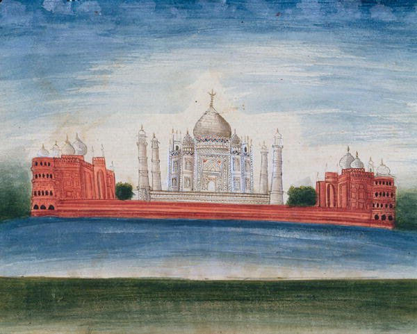 Le Taj Mahal à Agra - Indian School