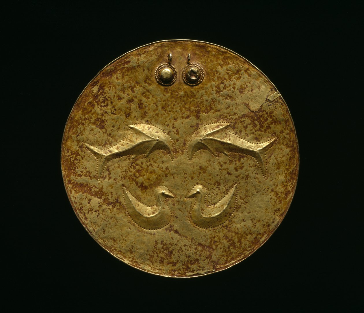 Disque pectoral cérémonial (Karse), peuples des Moluques, début du 19e siècle - Indonesian School