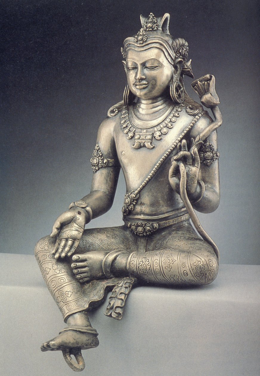 Manjusri (argent) - Indonesian School