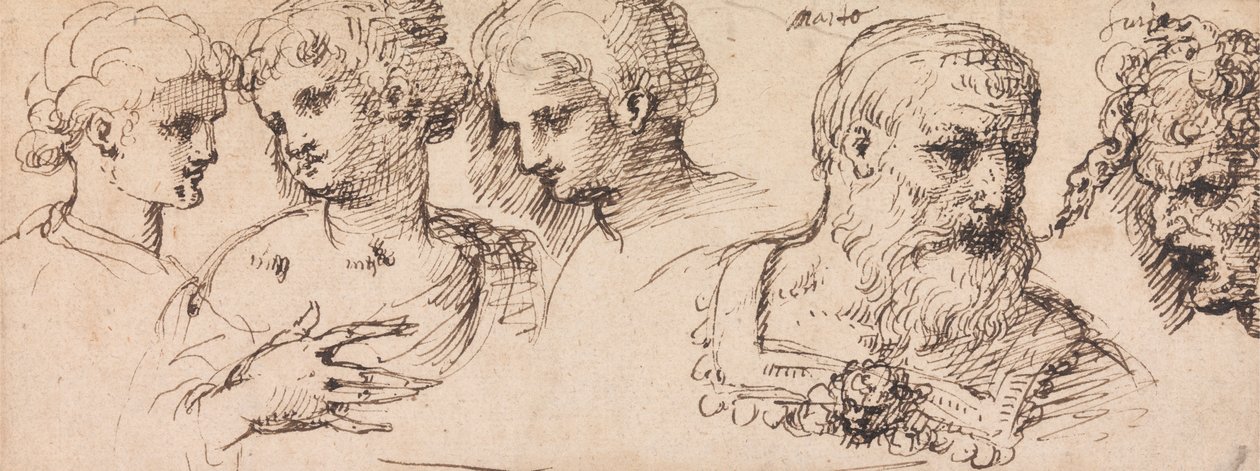 Cinq têtes classiques - Inigo Jones